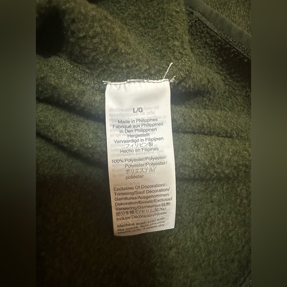 J Crew Men's Green Half-Zip Sweater Large - Picture 6 of 7